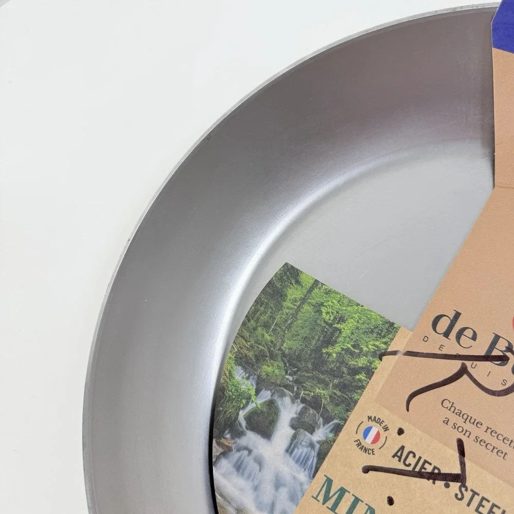 de Buyer MINERAL B Carbon Steel Fry Pan 12.5
